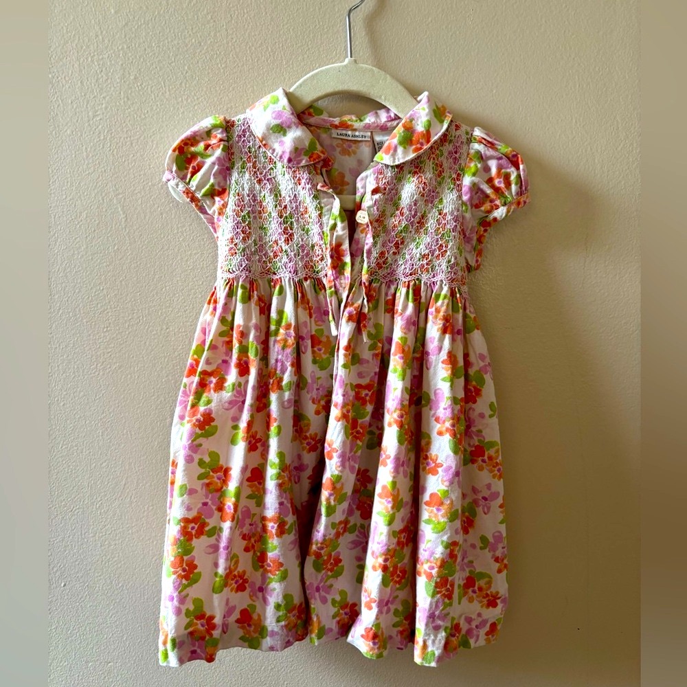 Vintage Kids Laura Ashley Dress | Size 12m
